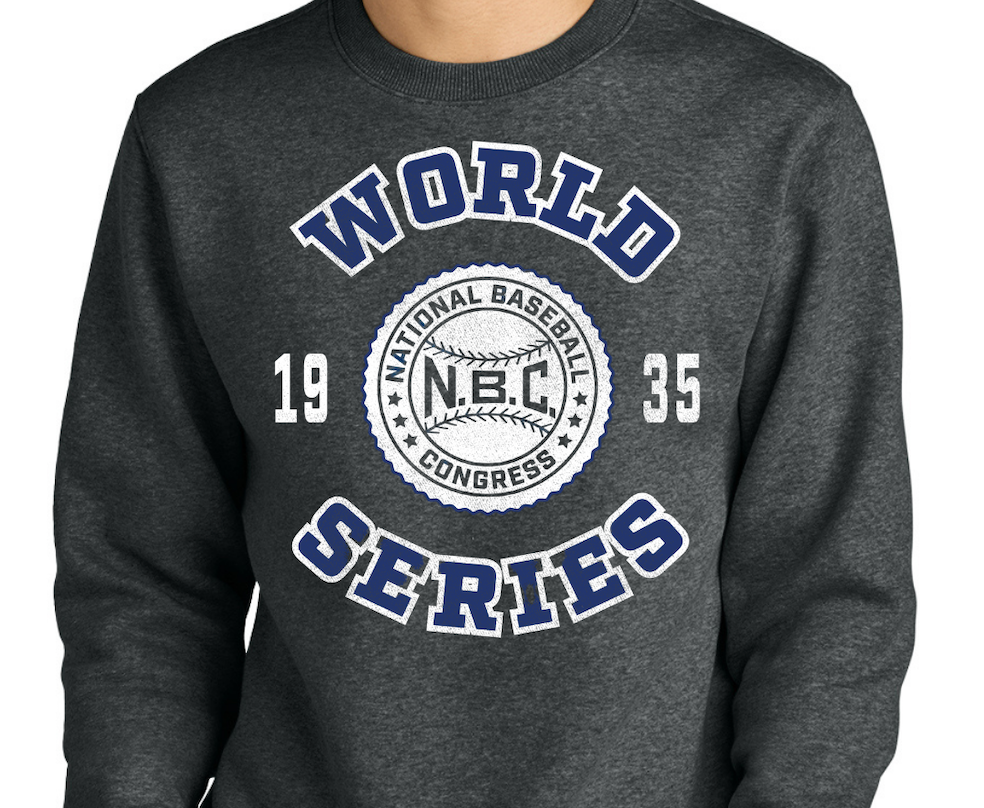 2026 World Series Heavyweight Charcoal Crewneck