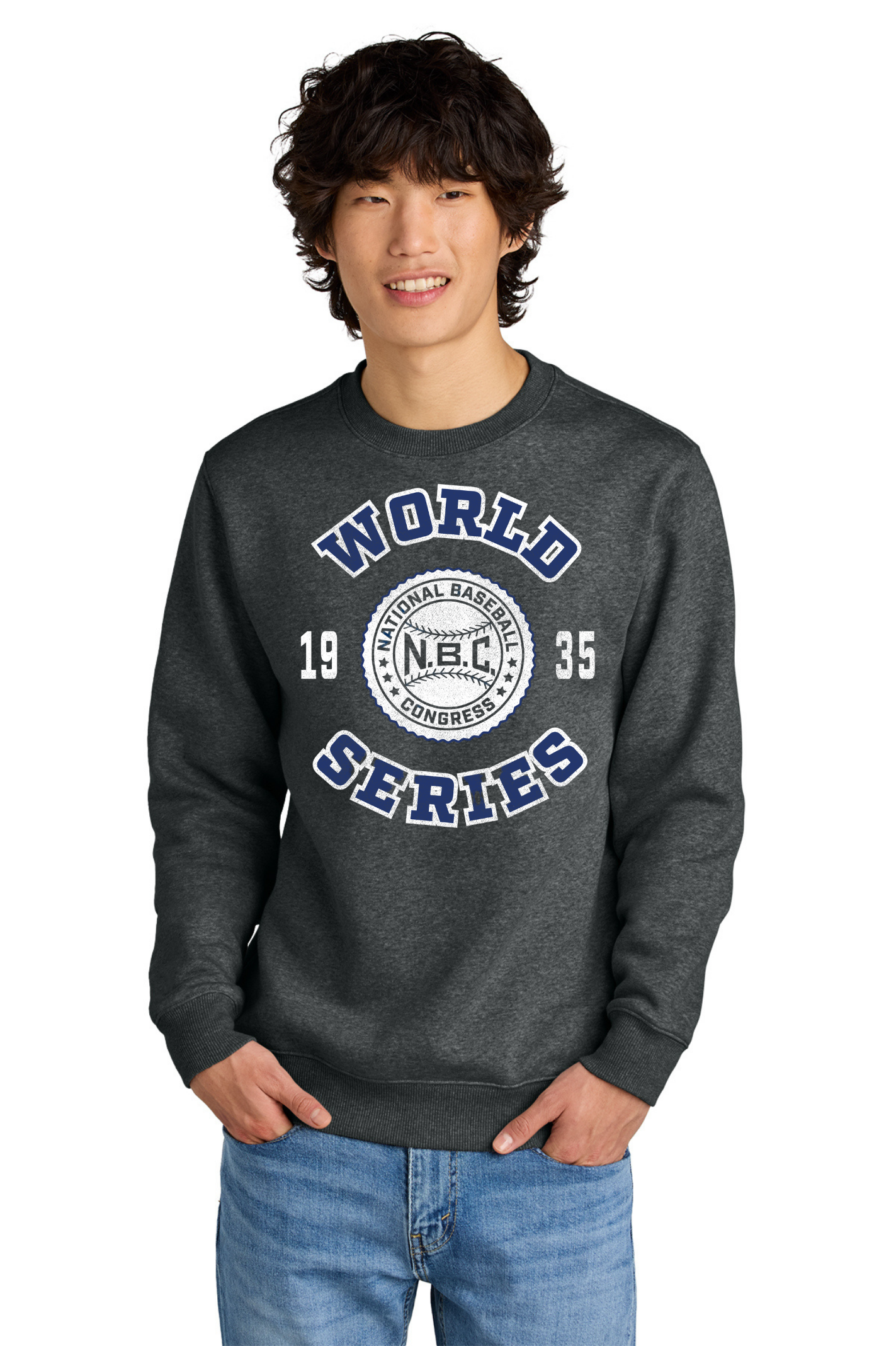 2026 World Series Heavyweight Charcoal Crewneck