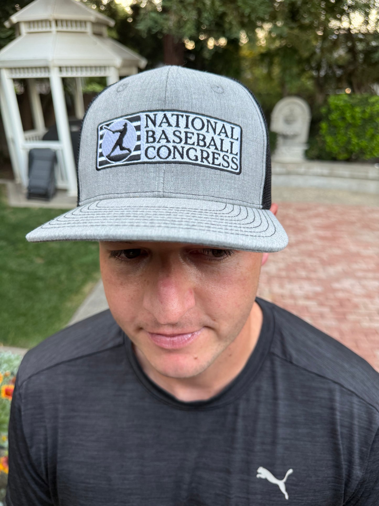 Grey and Black Trucker Hat