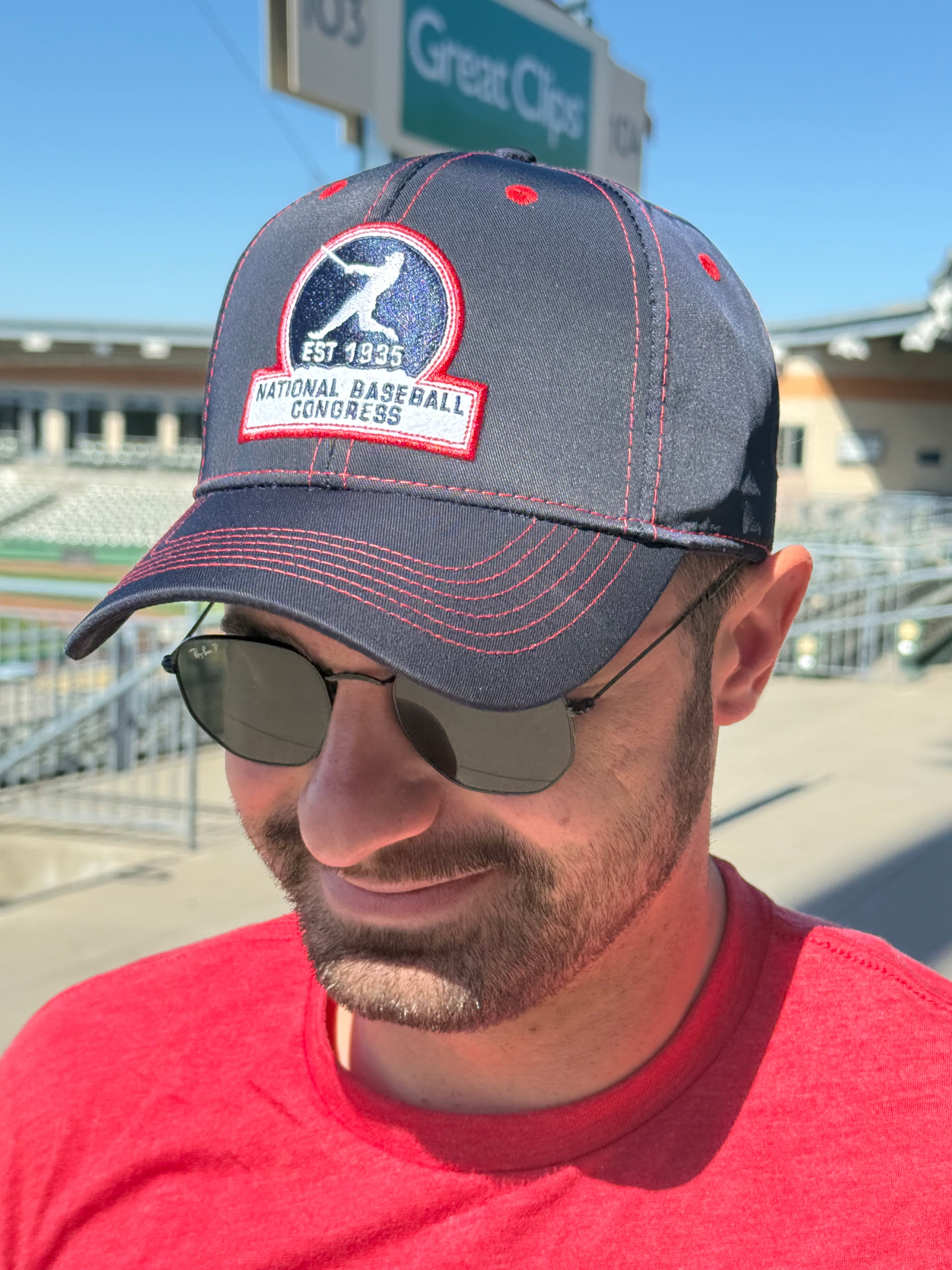 August Navy Blue Adj Hat
