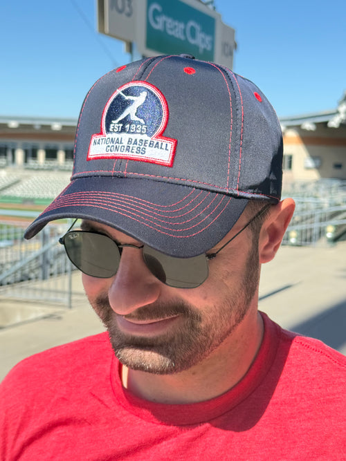 August Navy Blue Adj Hat