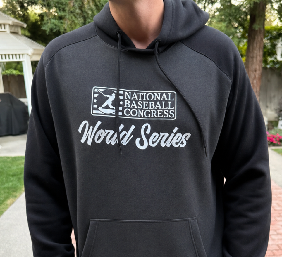 Black and Grey Hooded Sweatshirt