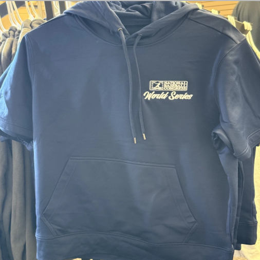 Short Sleeve Emblem Hoodie